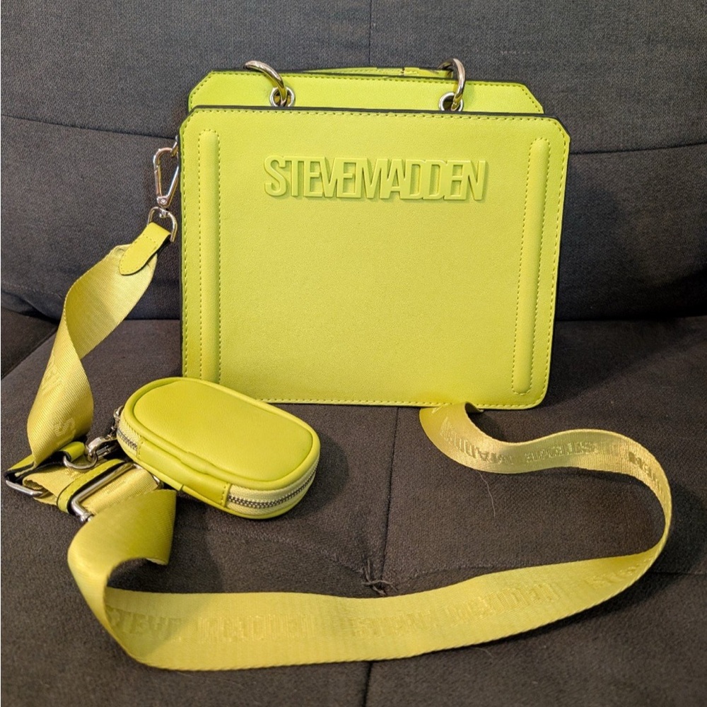 Steve Madden Neon Yellow Crossbody Bag